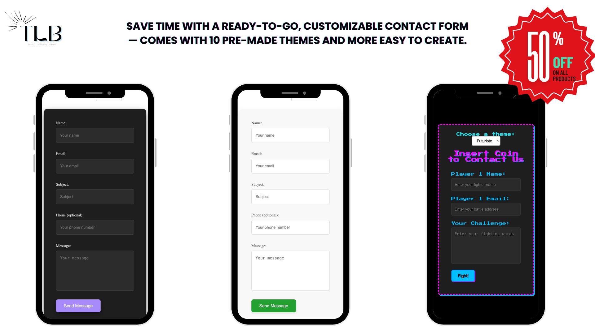 5 Ready-to-Go Contact Forms
